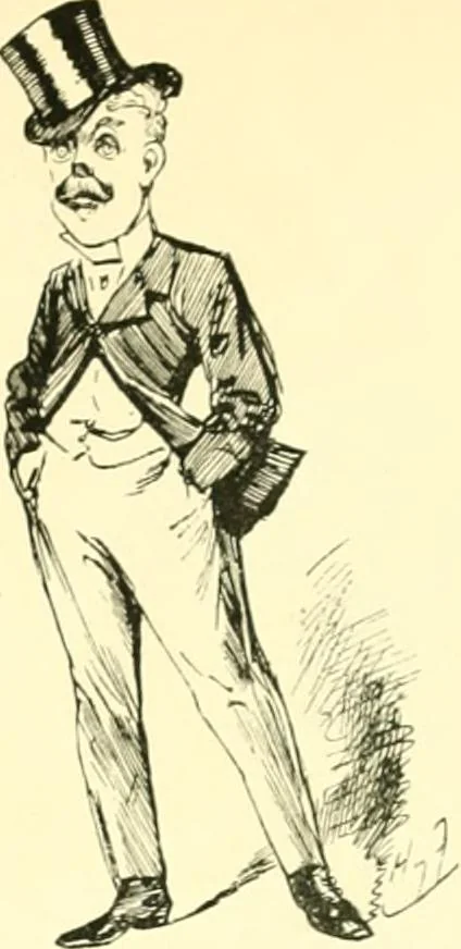An illustration from M. P.'s in session, from Mr. Punch's parliamentary portrait gallery, 1889, leaf 70