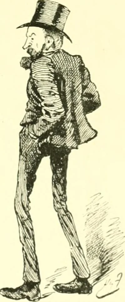 An illustration from M. P.'s in session, from Mr. Punch's parliamentary portrait gallery, 1889, leaf 70