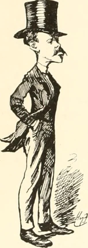 An illustration from M. P.'s in session, from Mr. Punch's parliamentary portrait gallery, 1889, leaf 71
