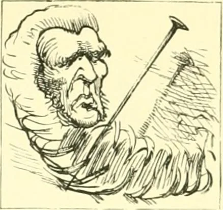 An illustration from M. P.'s in session, from Mr. Punch's parliamentary portrait gallery, 1889, leaf 72