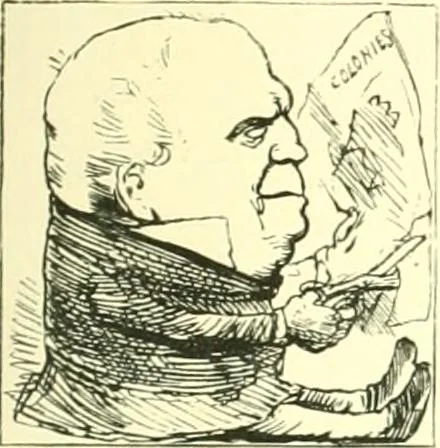 An illustration from M. P.'s in session, from Mr. Punch's parliamentary portrait gallery, 1889, leaf 72