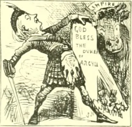 An illustration from M. P.'s in session, from Mr. Punch's parliamentary portrait gallery, 1889, leaf 72