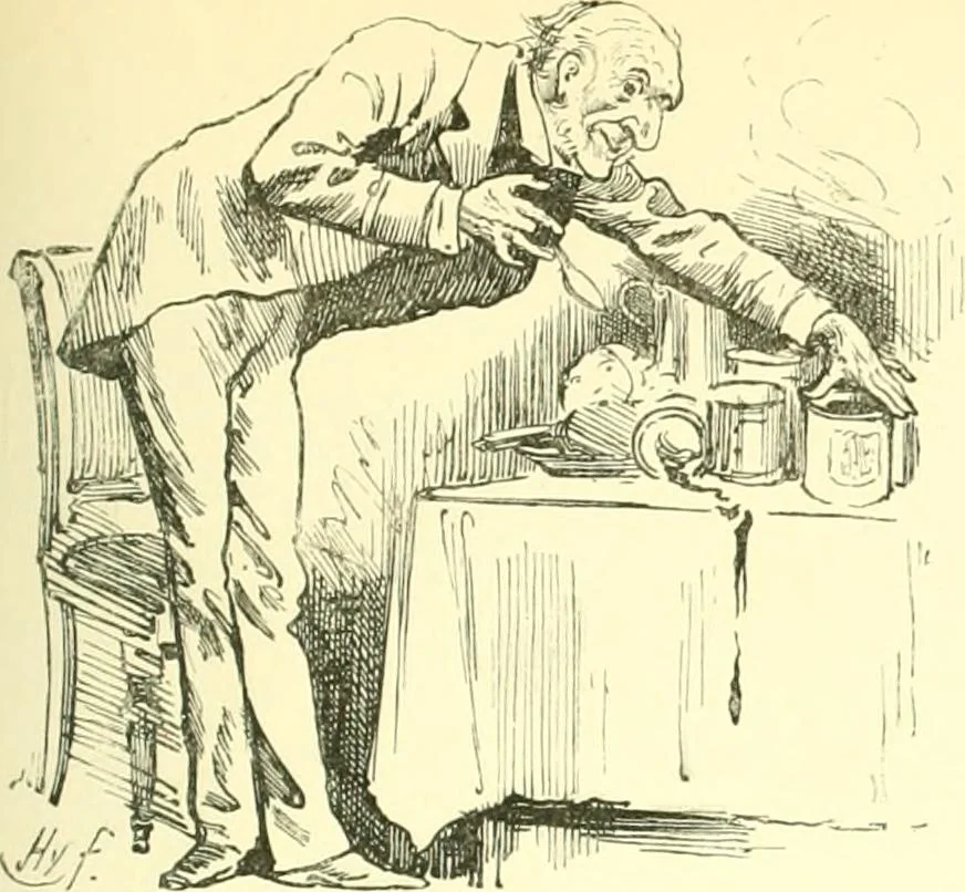 An illustration from M. P.'s in session, from Mr. Punch's parliamentary portrait gallery, 1889, leaf 74