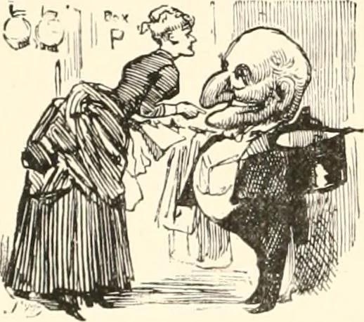 An illustration from M. P.'s in session, from Mr. Punch's parliamentary portrait gallery, 1889, leaf 85