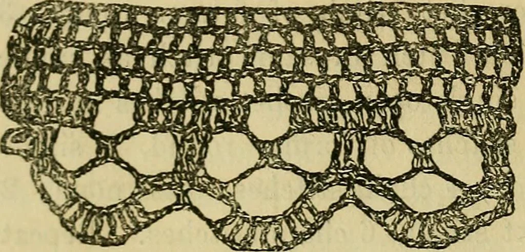 An illustration from Mrs. Gaugain's crochet D'Oyley book : [No. I-III], 1846, leaf 107