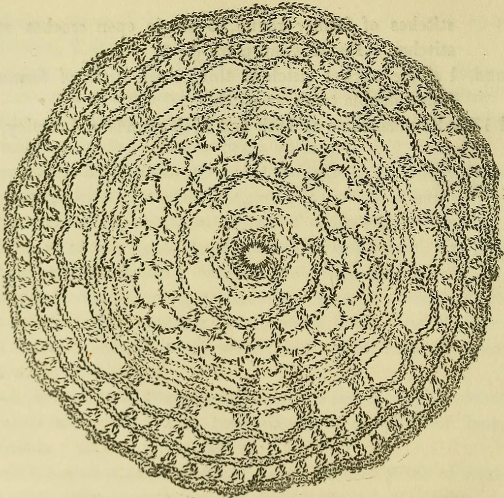 An illustration from Mrs. Gaugain's crochet D'Oyley book : [No. I-III], 1846, leaf 25