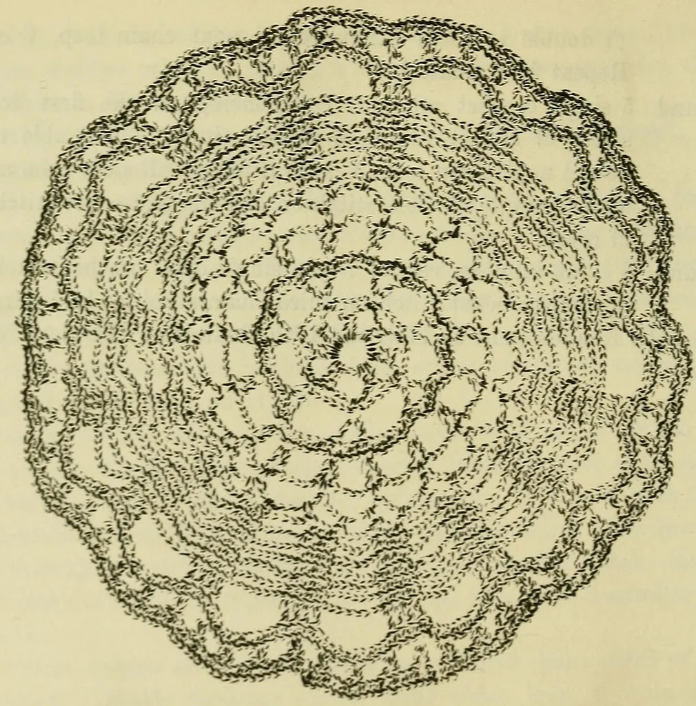 An illustration from Mrs. Gaugain's crochet D'Oyley book : [No. I-III], 1846, leaf 33