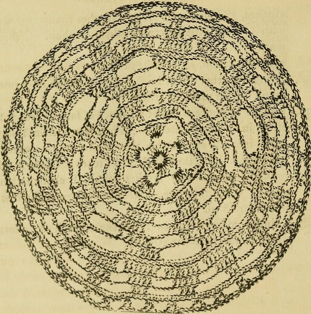 An illustration from Mrs. Gaugain's crochet D'Oyley book : [No. I-III], 1846, leaf 55