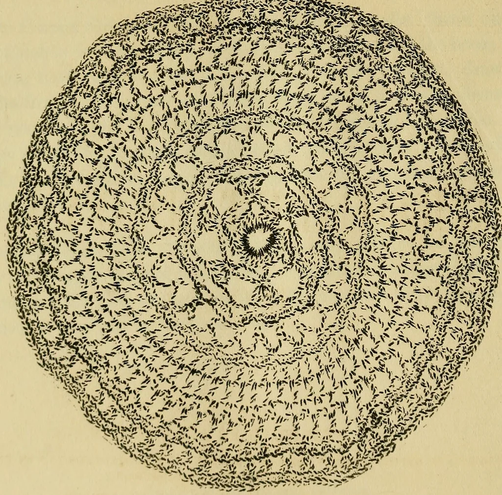 An illustration from Mrs. Gaugain's crochet D'Oyley book : [No. I-III], 1846, leaf 79