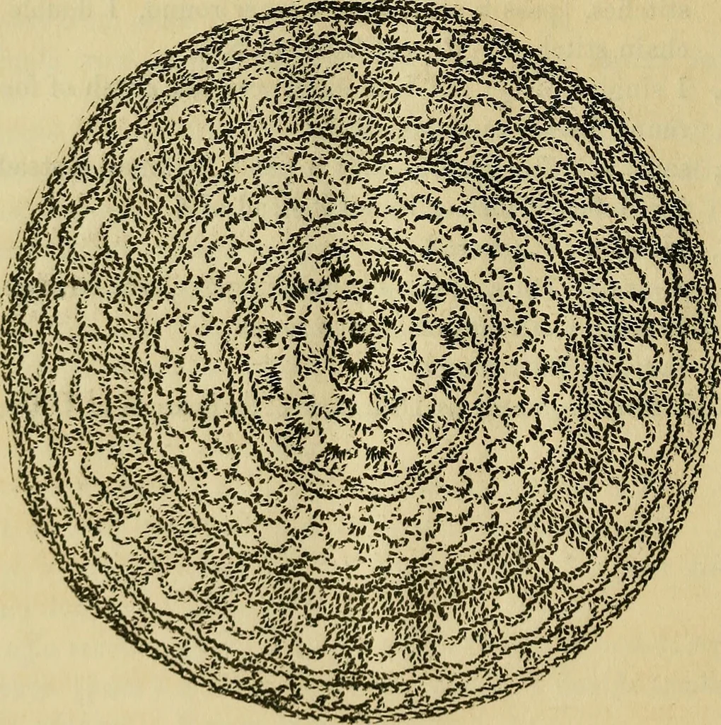 An illustration from Mrs. Gaugain's crochet D'Oyley book : [No. I-III], 1846, leaf 95