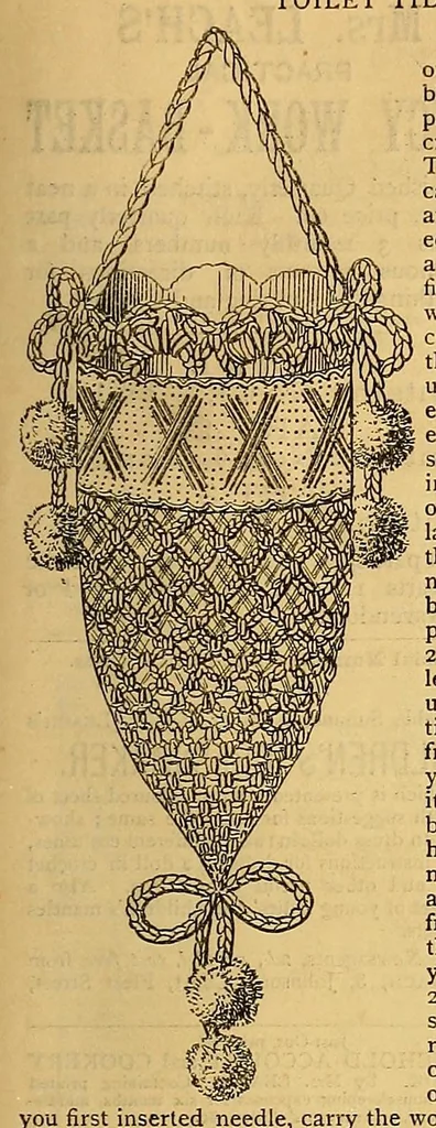 An illustration from Mrs. Leach's fancy work basket, leaf 227