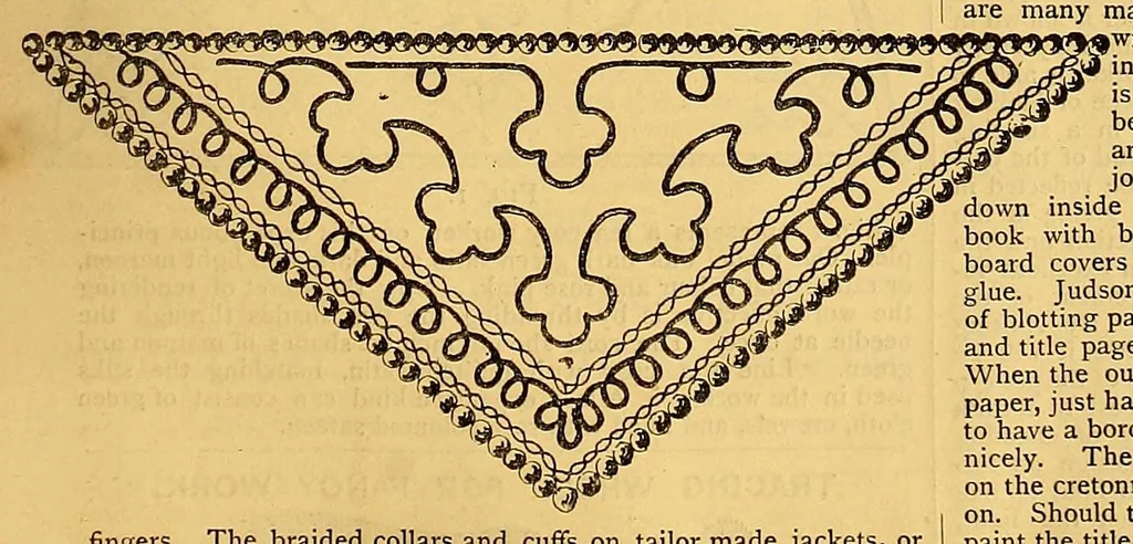 An illustration from Mrs. Leach's fancy work basket, leaf 315
