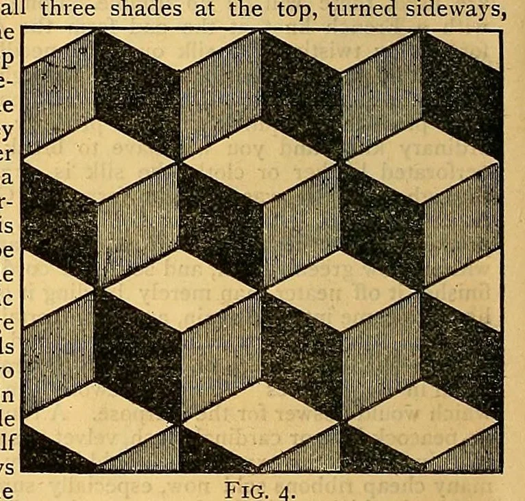 An illustration from Mrs. Leach's fancy work basket, leaf 356