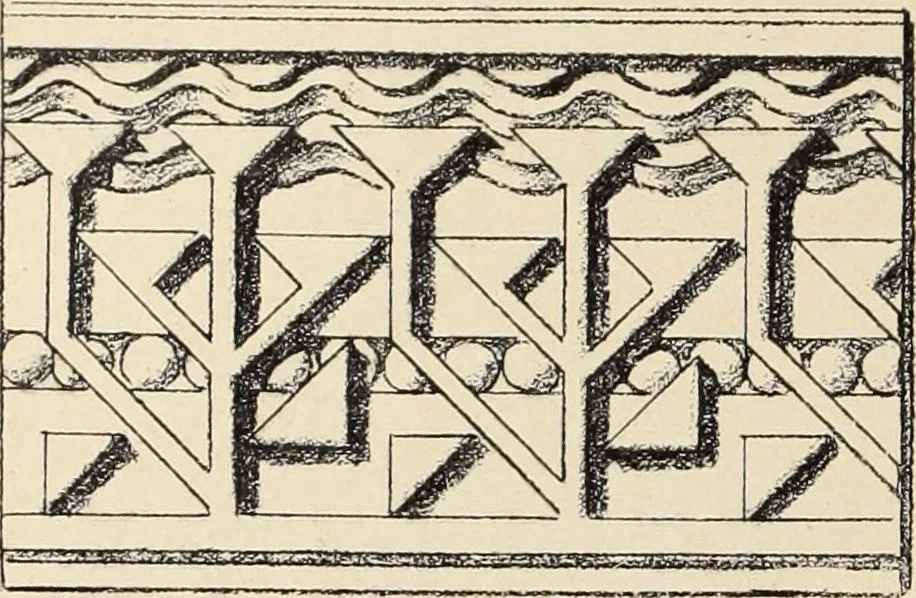 An illustration from Méthode de composition ornementale, 1905, leaf 105