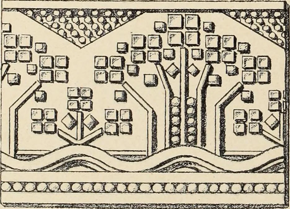 An illustration from Méthode de composition ornementale, 1905, leaf 105
