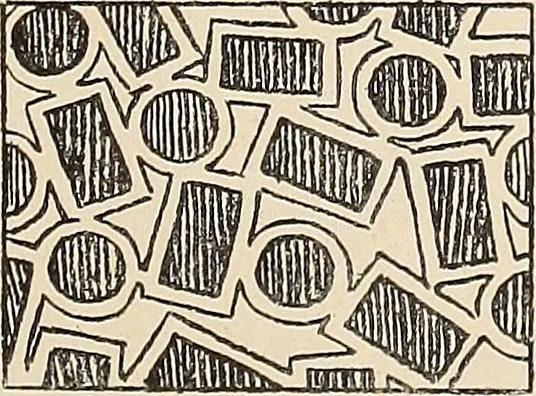 An illustration from Méthode de composition ornementale, 1905, leaf 186