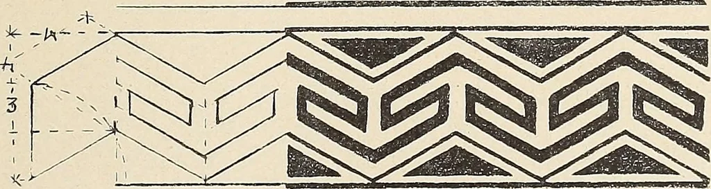An illustration from Méthode de composition ornementale, 1905, leaf 216