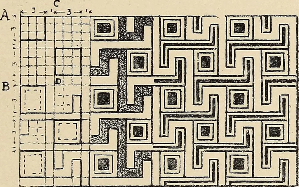 An illustration from Méthode de composition ornementale, 1905, leaf 324
