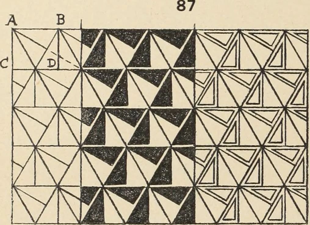 An illustration from Méthode de composition ornementale, 1905, leaf 353