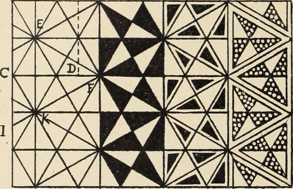 An illustration from Méthode de composition ornementale, 1905, leaf 355