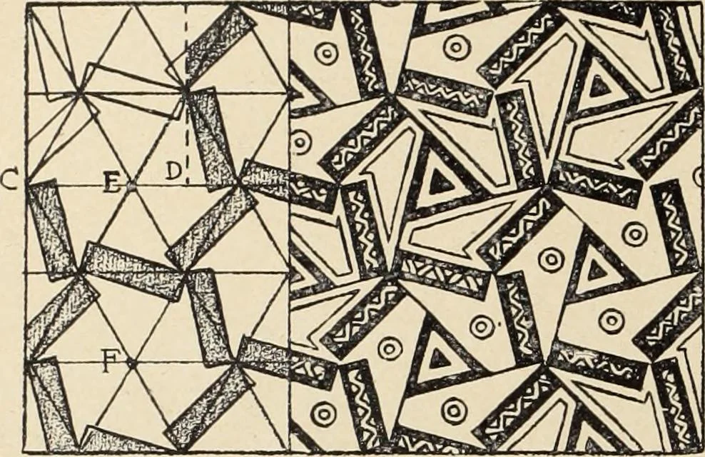 An illustration from Méthode de composition ornementale, 1905, leaf 365