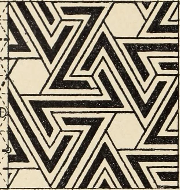 An illustration from Méthode de composition ornementale, 1905, leaf 373
