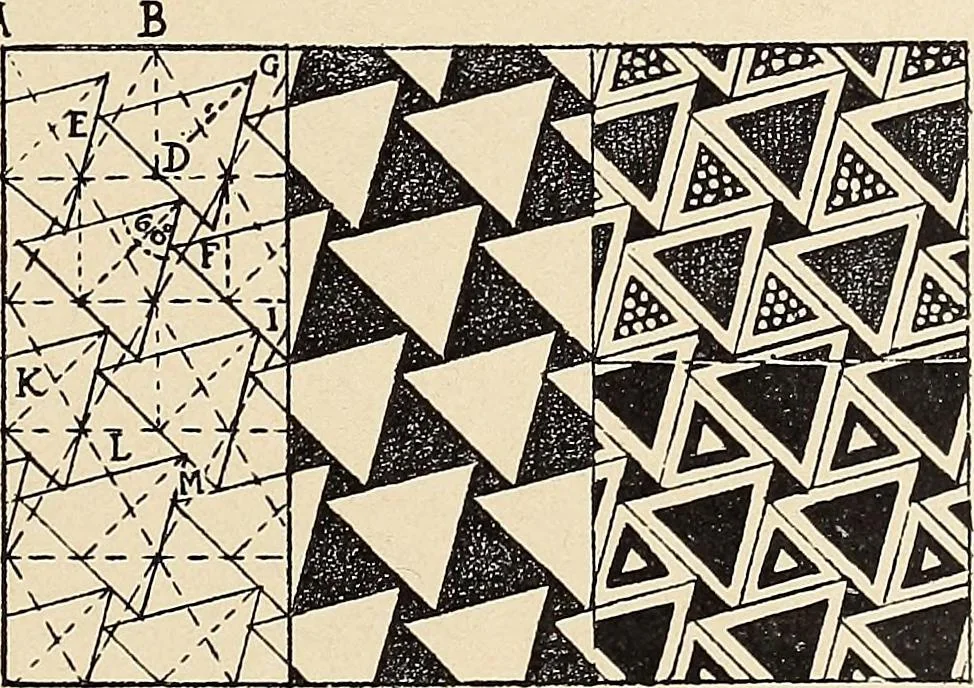 An illustration from Méthode de composition ornementale, 1905, leaf 374