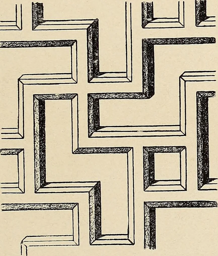 An illustration from Méthode de composition ornementale, 1905, leaf 384