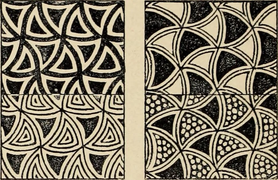 An illustration from Méthode de composition ornementale, 1905, leaf 391