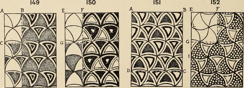 An illustration from Méthode de composition ornementale, 1905, leaf 391