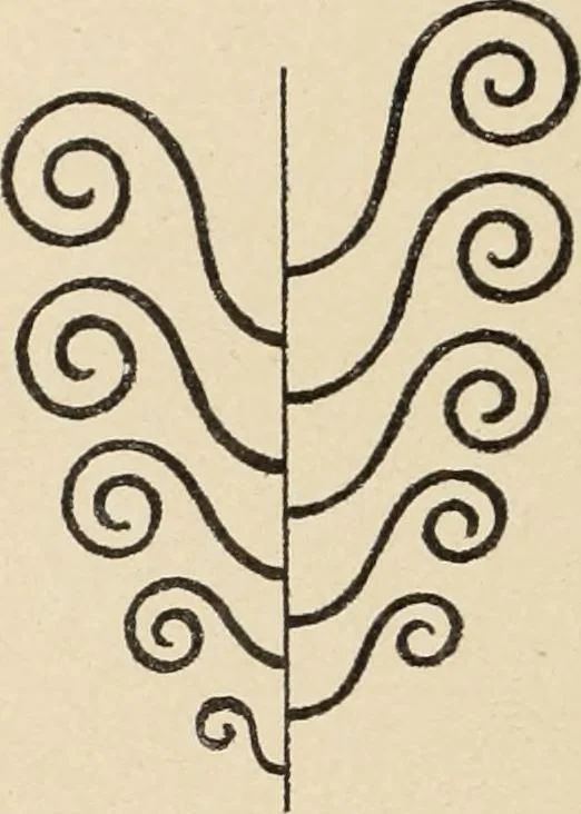 An illustration from Méthode de composition ornementale, 1905, leaf 123