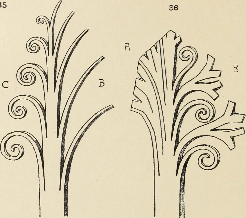 An illustration from Méthode de composition ornementale, 1905, leaf 163