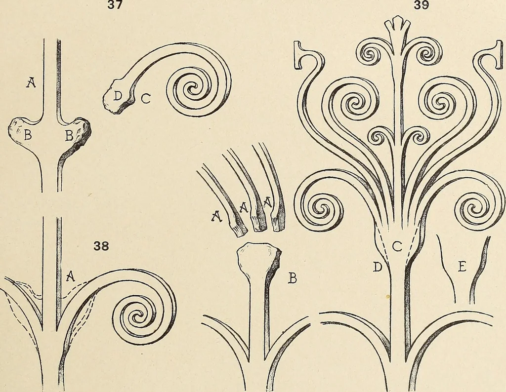 An illustration from Méthode de composition ornementale, 1905, leaf 164