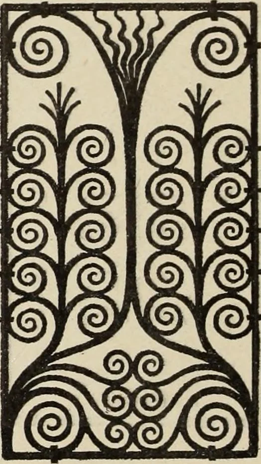 An illustration from Méthode de composition ornementale, 1905, leaf 177