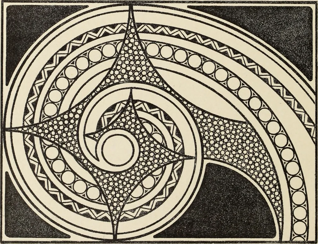 An illustration from Méthode de composition ornementale, 1905, leaf 191