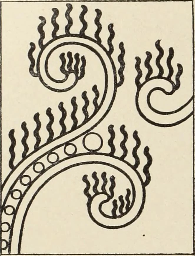 An illustration from Méthode de composition ornementale, 1905, leaf 199