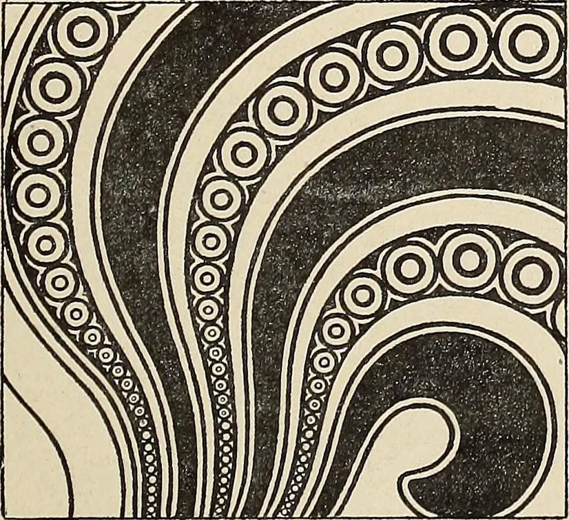 An illustration from Méthode de composition ornementale, 1905, leaf 208