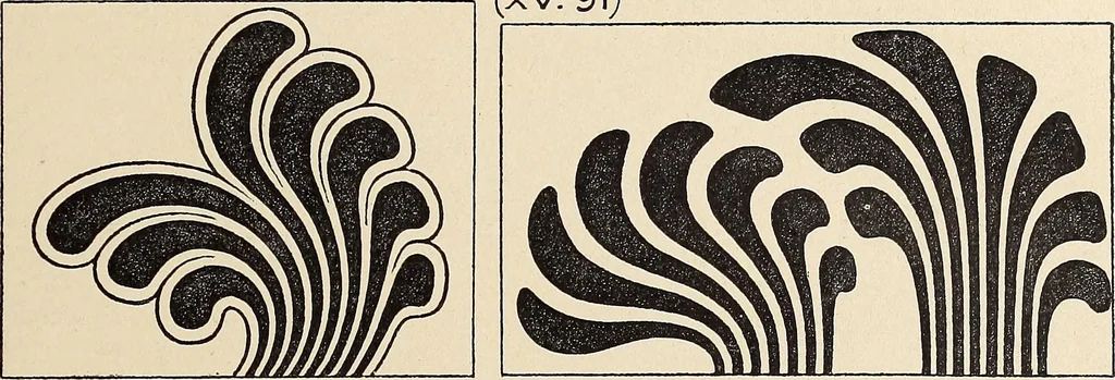 An illustration from Méthode de composition ornementale, 1905, leaf 210