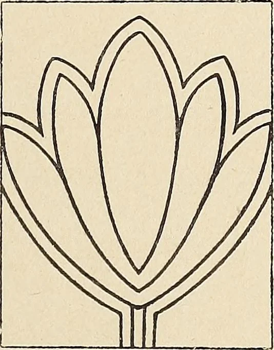 An illustration from Méthode de composition ornementale, 1905, leaf 212