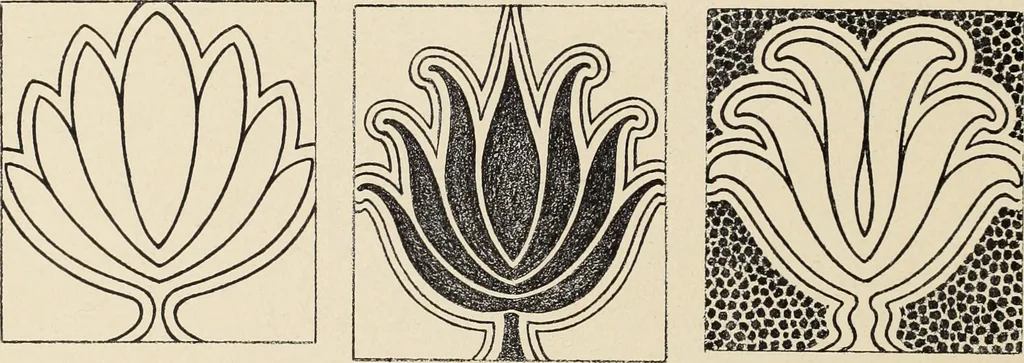 An illustration from Méthode de composition ornementale, 1905, leaf 213