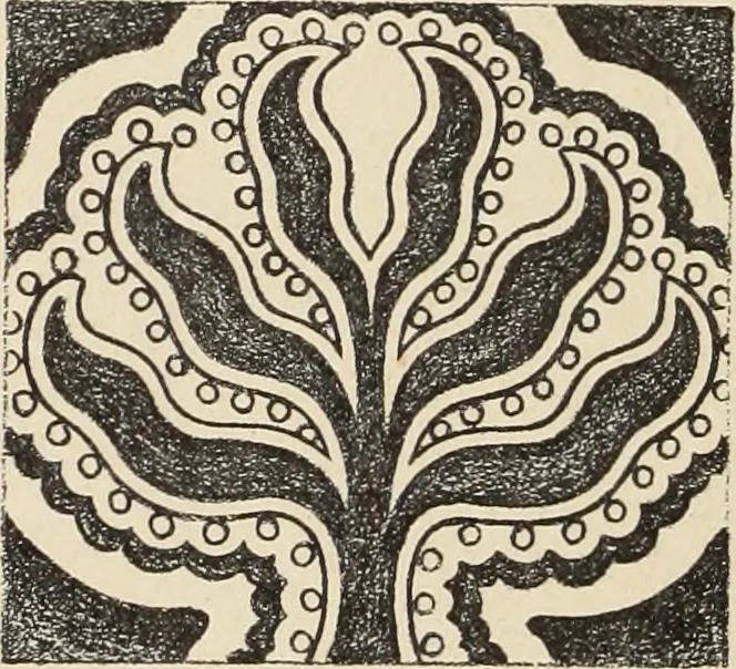 An illustration from Méthode de composition ornementale, 1905, leaf 215