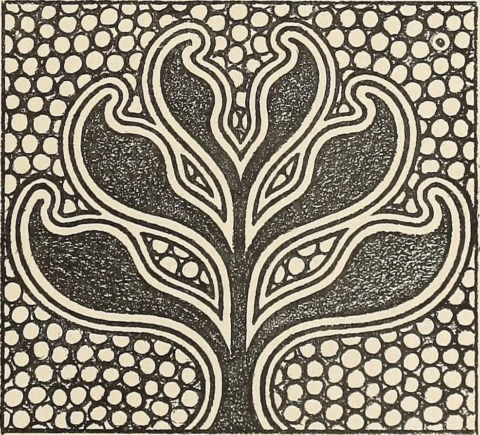 An illustration from Méthode de composition ornementale, 1905, leaf 216