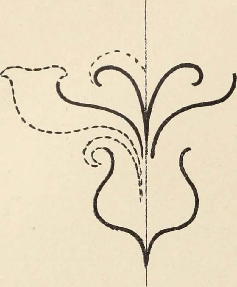 An illustration from Méthode de composition ornementale, 1905, leaf 217