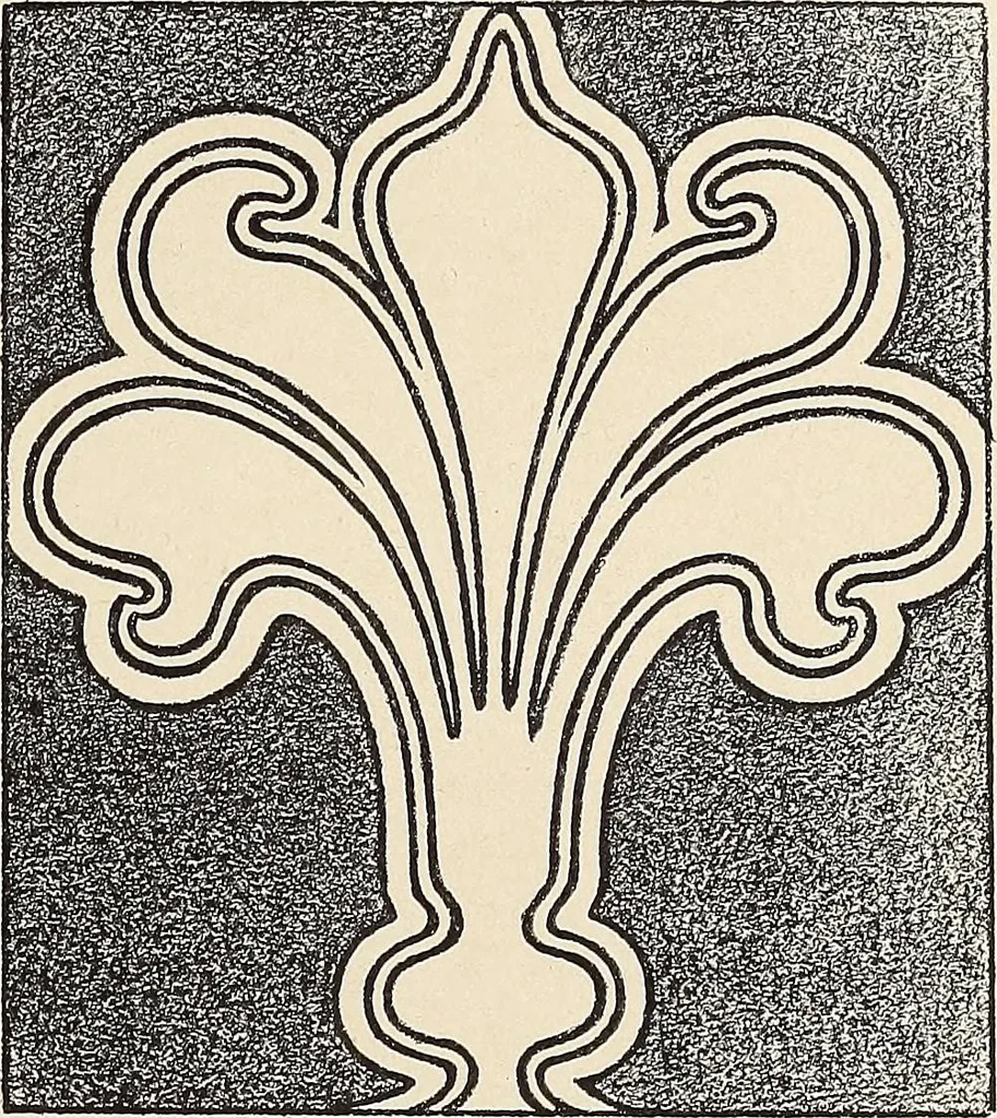 An illustration from Méthode de composition ornementale, 1905, leaf 218
