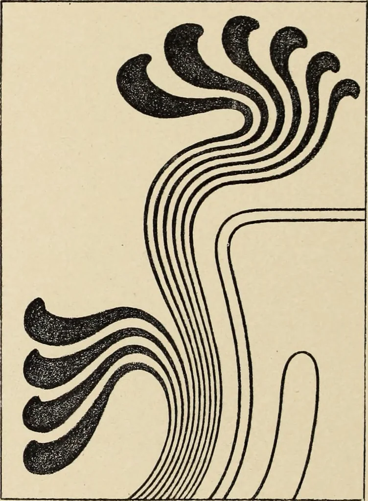 An illustration from Méthode de composition ornementale, 1905, leaf 221