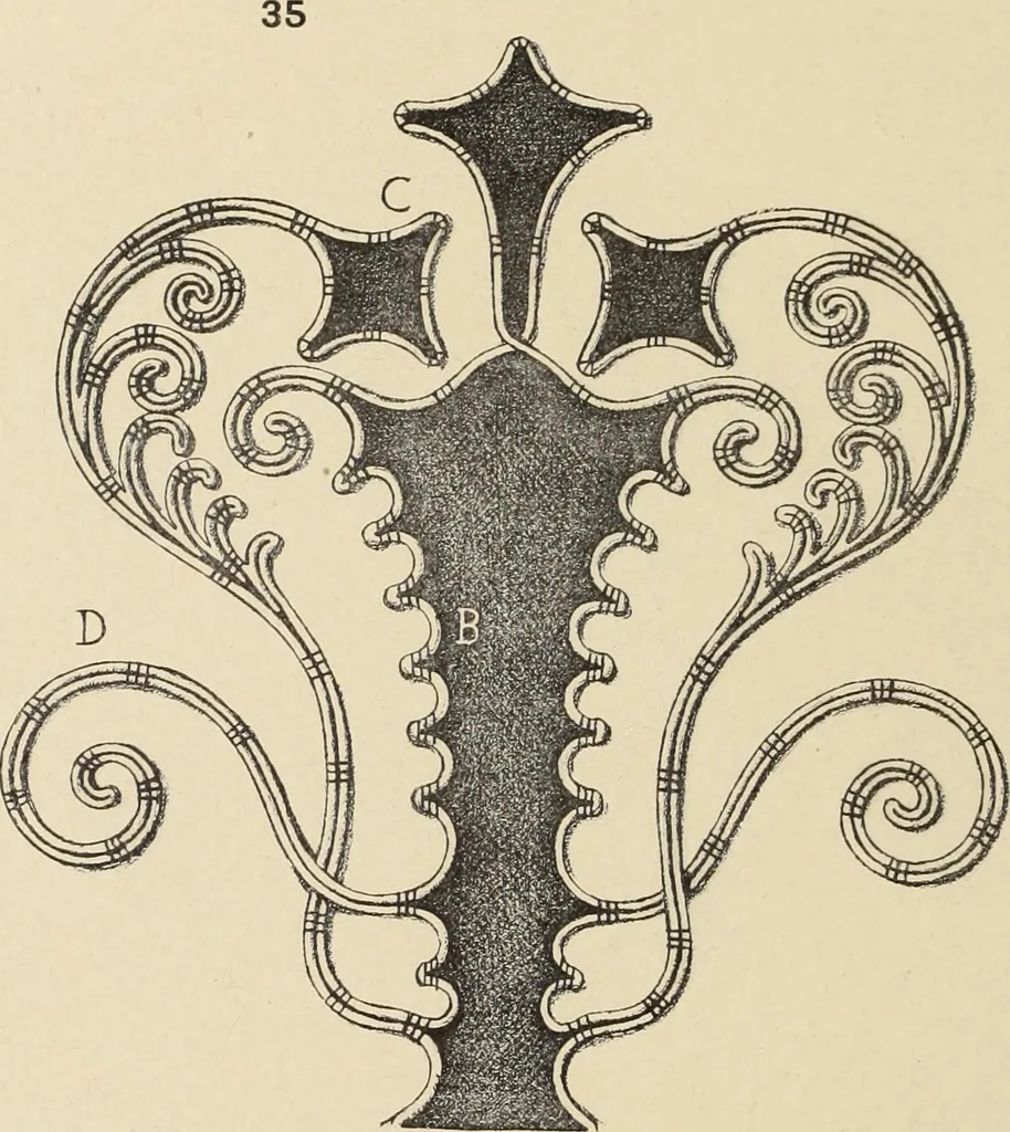 An illustration from Méthode de composition ornementale, 1905, leaf 243