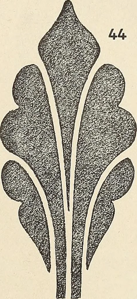 An illustration from Méthode de composition ornementale, 1905, leaf 250