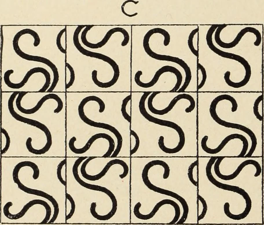 An illustration from Méthode de composition ornementale, 1905, leaf 277