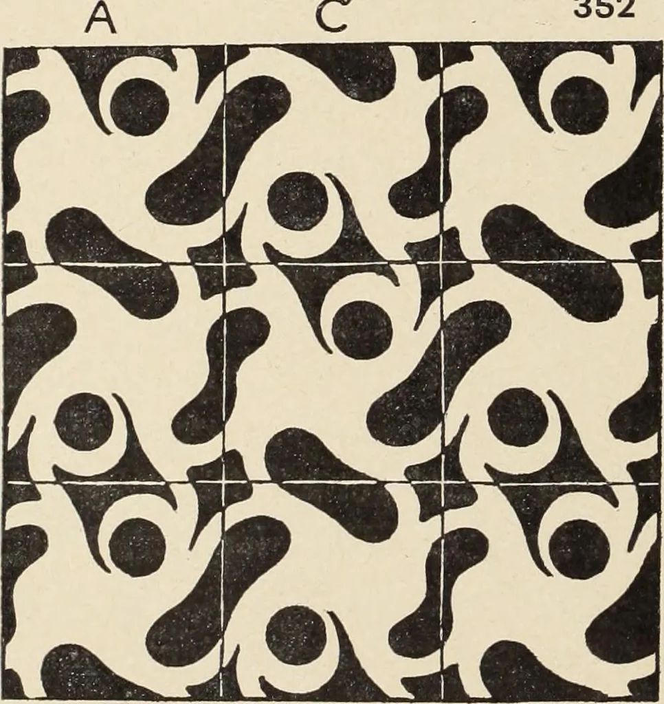 An illustration from Méthode de composition ornementale, 1905, leaf 279
