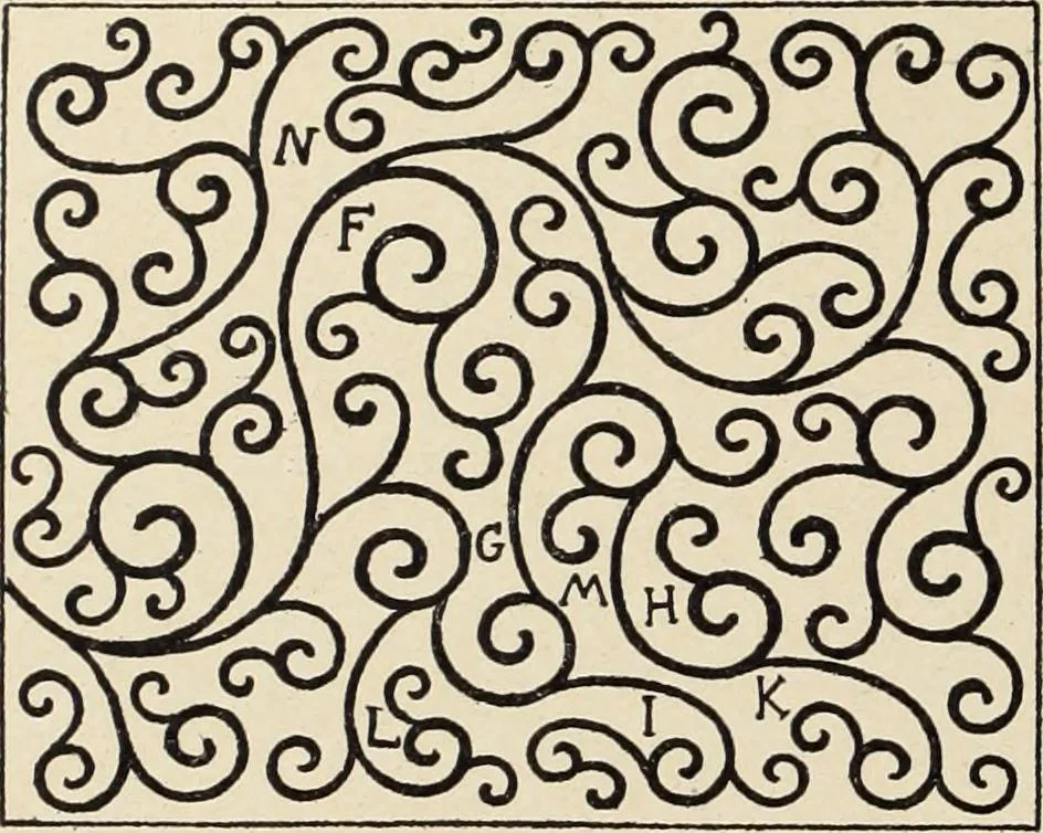 An illustration from Méthode de composition ornementale, 1905, leaf 317